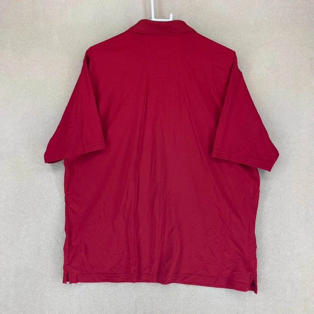 USC Trojans Polo Shirt Mens XL Red NCAA Football Trojan Apparel EUC